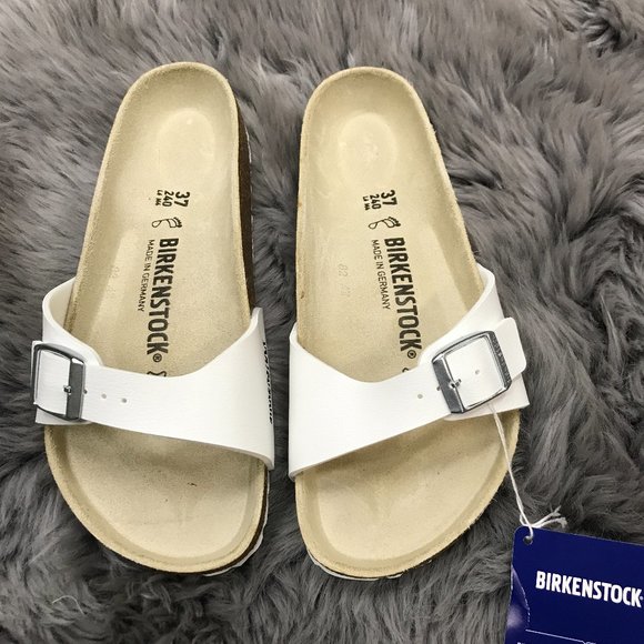 Birkenstock Shoes - Birkenstock Women's White Madrid BS Sandals / Various Sizes